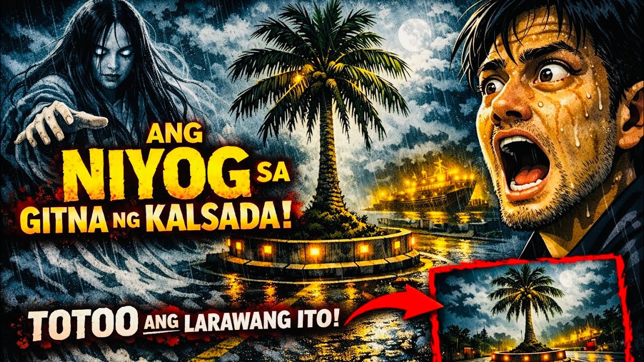 May Sumpa ang Puno ng Niyog sa Gitna ng Kalsada| Barkong Ginto ng mga Engkanto |TagalogHorror Story.
