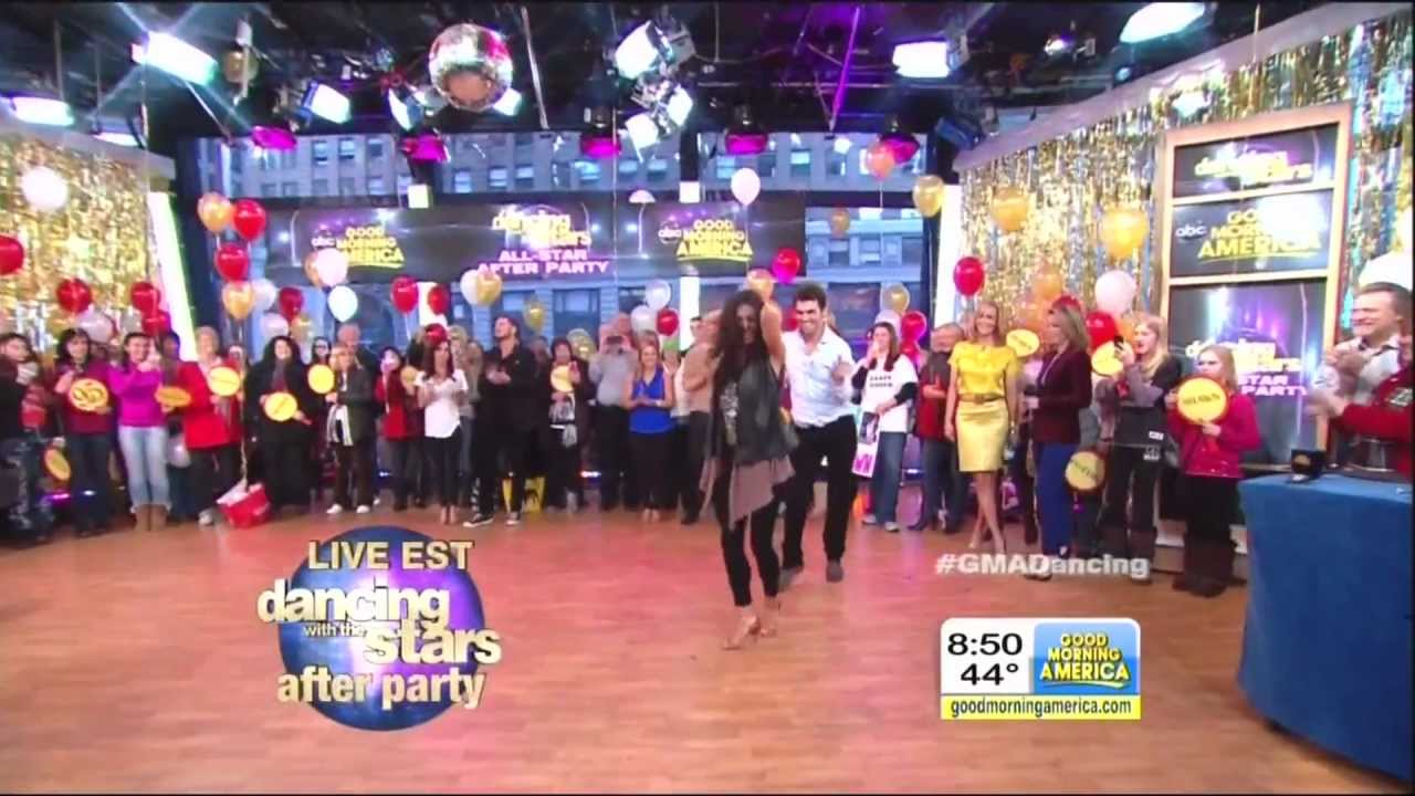 DWTS Finalist After Party on GMA 11 28 12