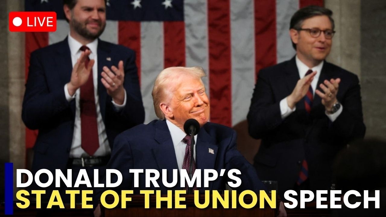 Live: Donald Trump Delivers State Of The Union Speech | Trump's State Of The Union Address 2025
