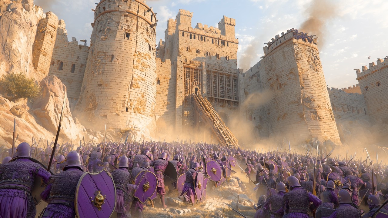 Brutal Castle Siege &ndash; 4500 Empire vs 3500 Aserai | Mount & Blade 2 Bannerlord