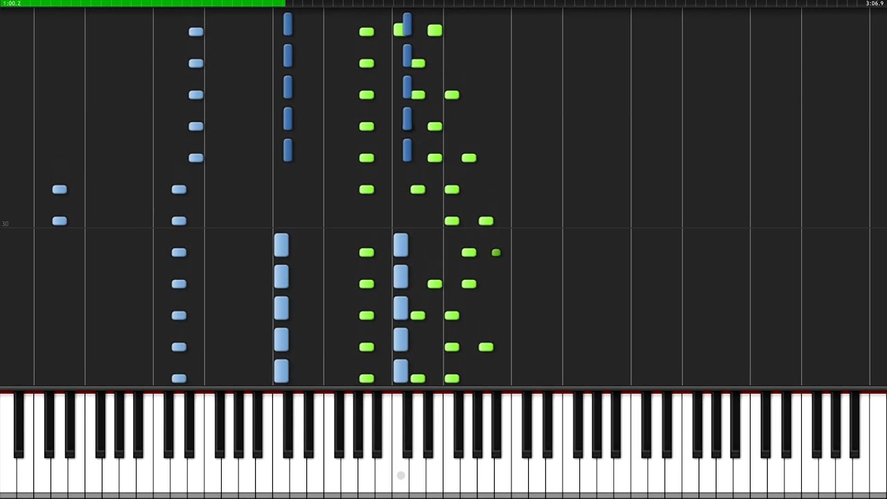 [HD] E.  S.  Posthumus - Unstoppable (Free Piano Cover Synthesia + Sheet Music)