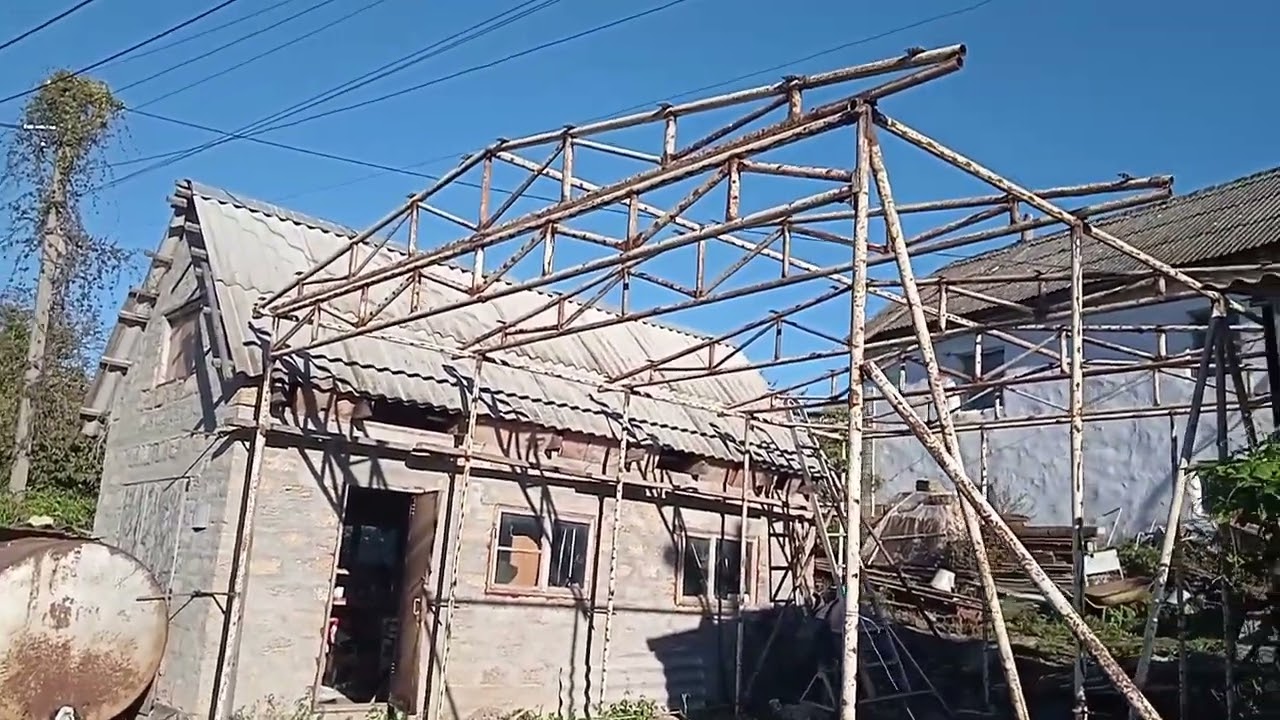 НАВЕС ДЛЯ ТРАКТОРА МТЗ-80 1 часть