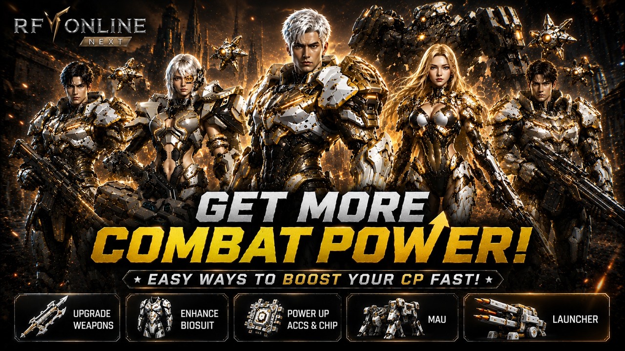 RF Online NEXT: How I Increased My Combat Power Fast! (Best CP Boost Tips)