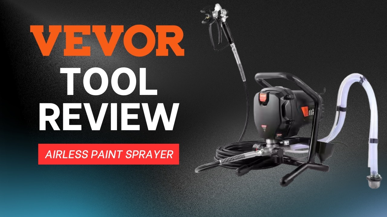 VEVOR Airless Paint Sprayer Review | Fast, Pro-Level Results on a Budget!
