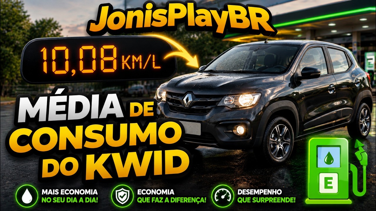 M&Eacute;DIA DE CONSUMO DO RENAULT KWID COM ETANOL (2025)