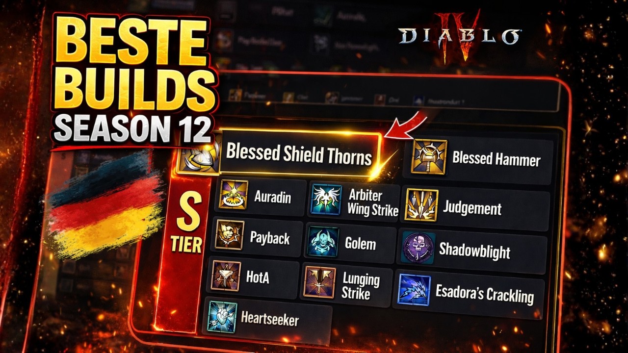 Neue Tierliste mit den BESTEN Builds für jede Klasse in Saison 12