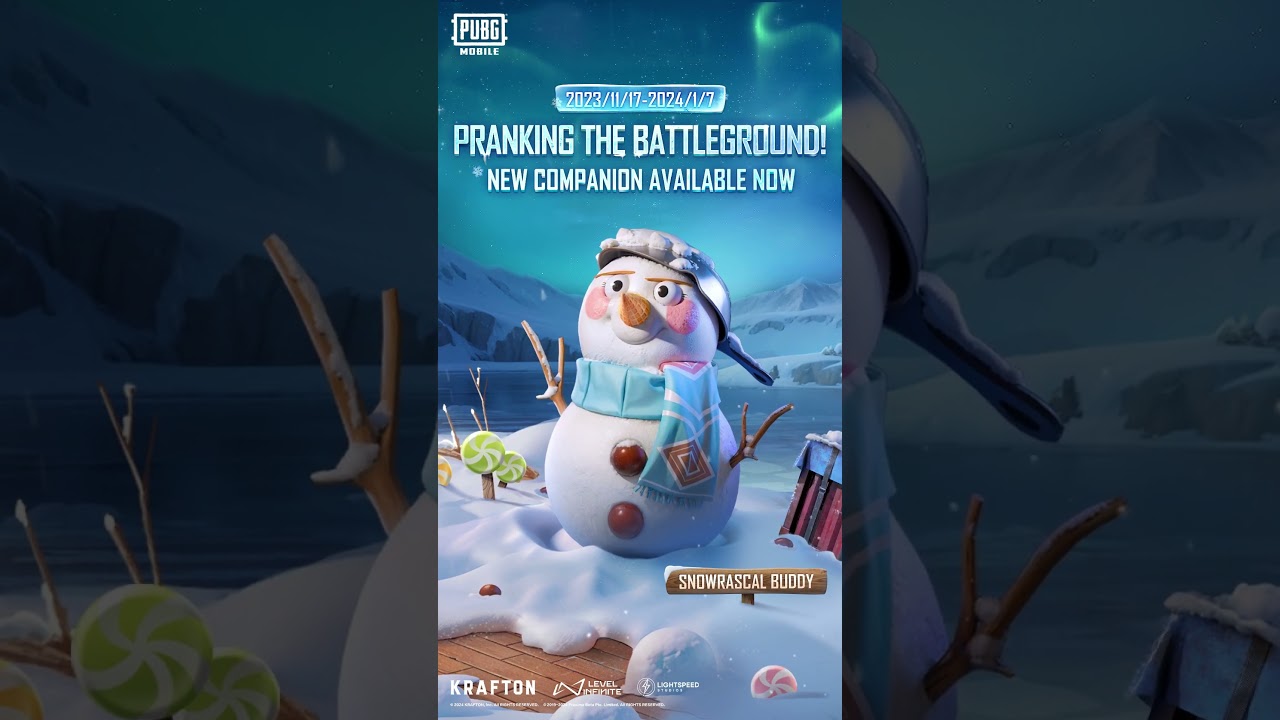 PUBG MOBILE | ☃️ Have the perfect buddy for any snowstorm!  (Snowrascal Buddy)