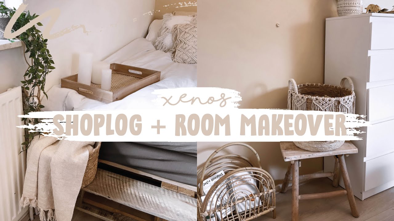 Mega XENOS SHOPLOG + MAKEOVER 💕🌾 Mijn kamer VOLLEDIG afstylen | Floor Delver