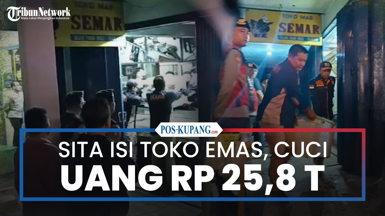Penyitaan Toko Emas Semar di Nganjuk Terkait Pencucian Uang Rp 25,8 Triliun