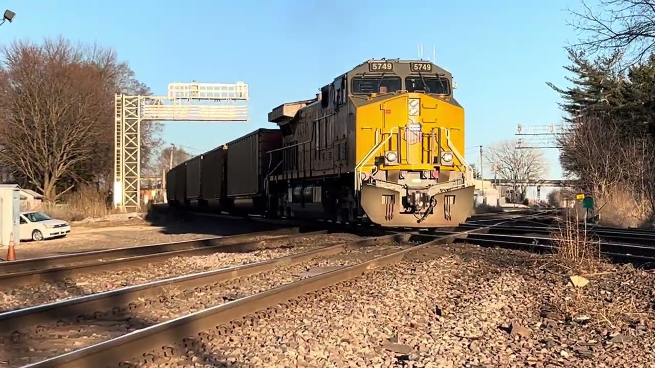 Union Pacific Railroad PRB Unit COAL East, ROCHELLE, Illinois, February 18, 2026.                  
