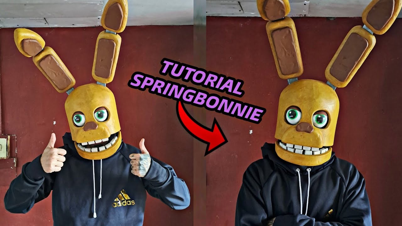 MÁSCARA SPRING BONNIE TUTORIAL / Five Nights at Freddy's / ARTONI