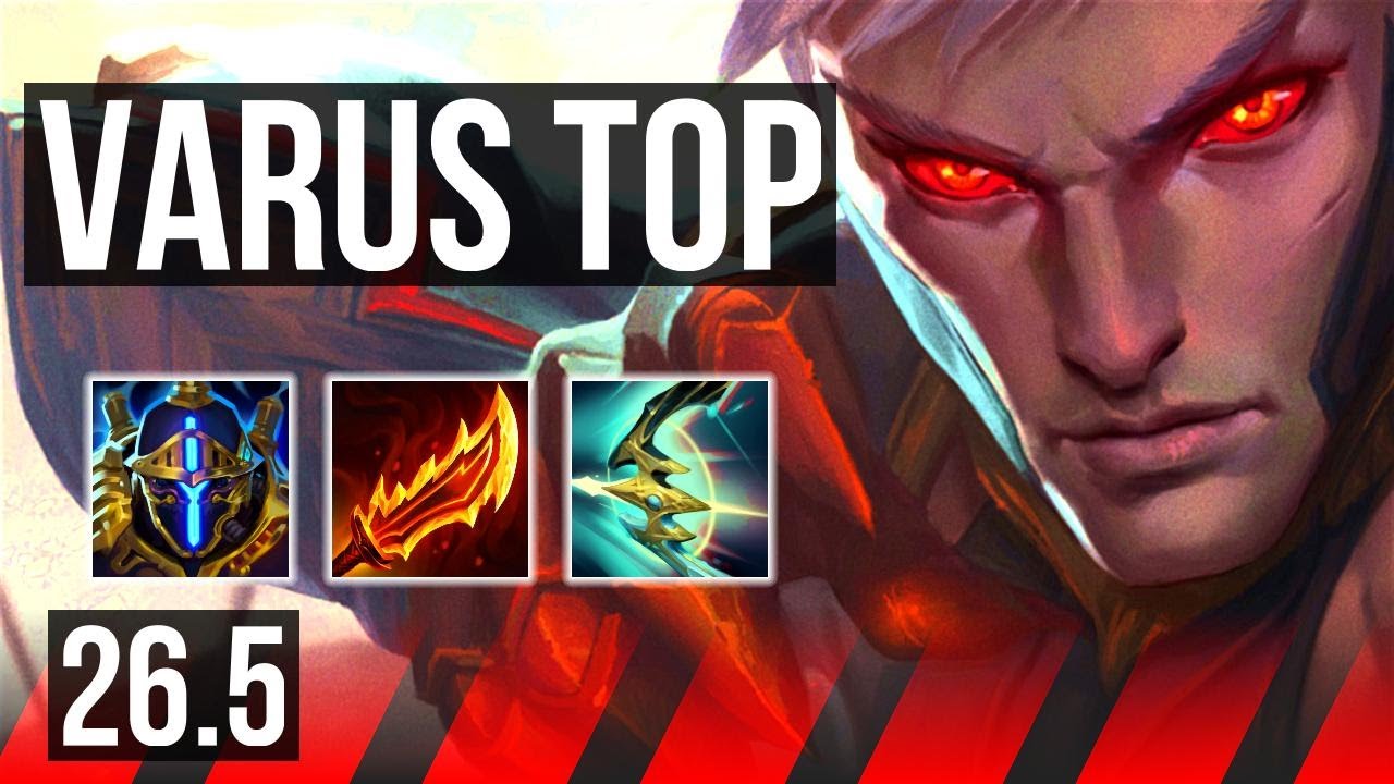 VARUS vs DARIUS (TOP) | 52K damage | EUW Master | 26.5