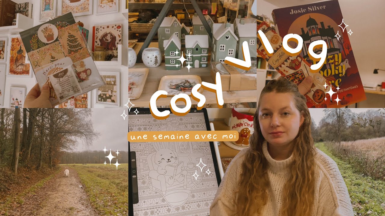 Préparation de commandes, lecture et promenade en forêt 🐻🍪 Cosy Vlog