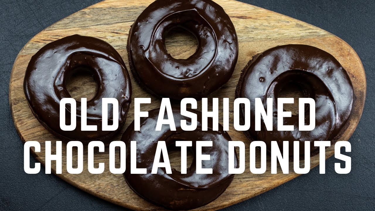 Amazing Old Fashioned Chocolate Donuts
