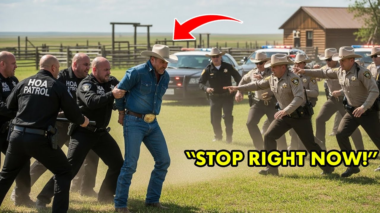 HOA Karen Sent the HOA Patrol to Detain Me on My Own Ranch — Then the Police Surrounded Them!