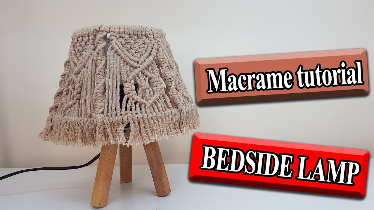 macrame tutorial: lampshade | (2021 design)
