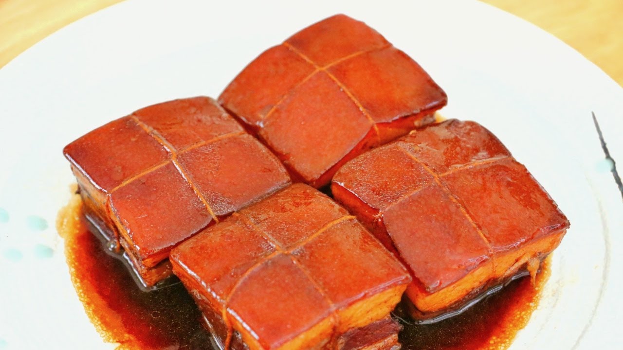 The Legendary Braised Pork Belly Recipe (Dong Po Rou), CiCi Li - Asian Home Cooking Recipes