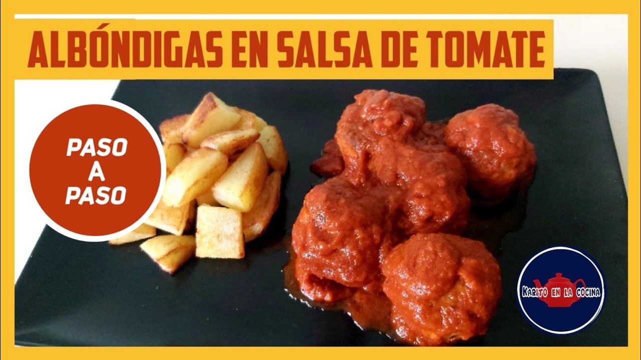 🧆🍅ALBÓNDIGAS en SALSA de TOMATE en olla de cocción LENTA |CROCK-POT |Slow cooker|Karito en la cocina