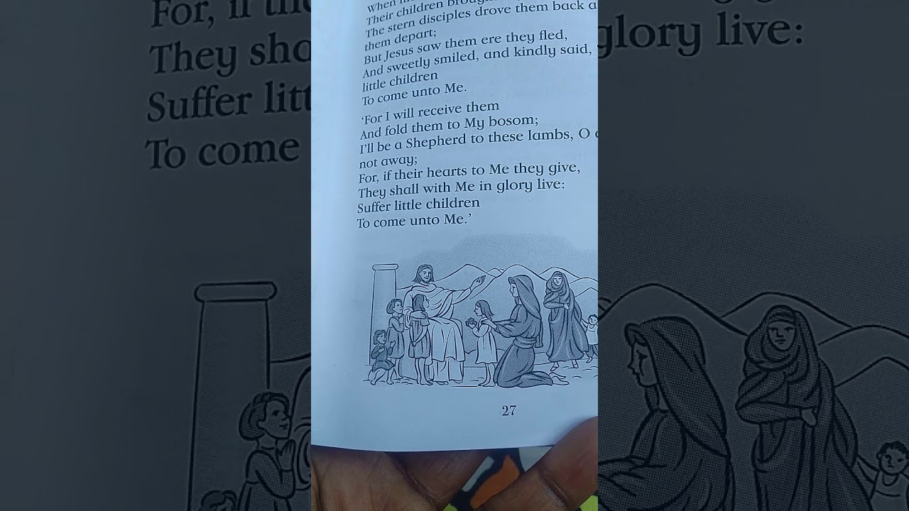 Mothers of Salem School Hymn lesson for children Suffer the little children to come unto me
