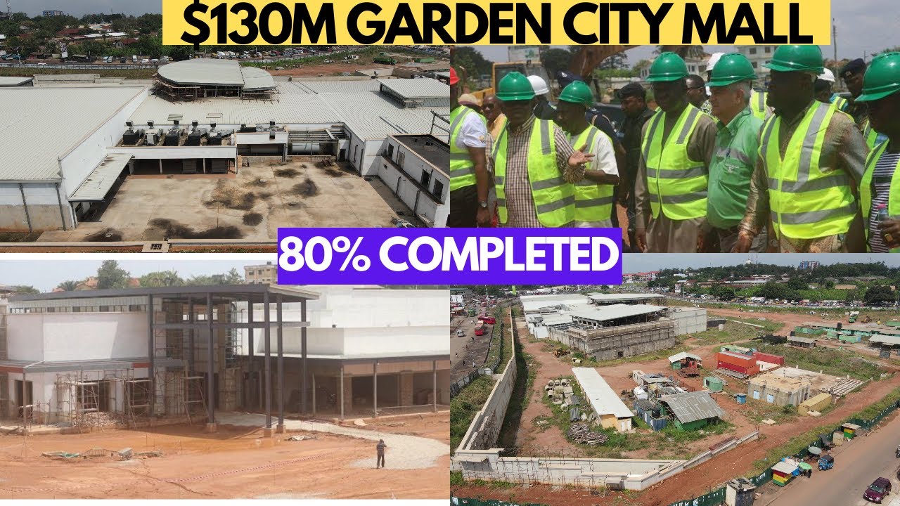 Nearly Completed $130million Garden City Mall in Kumasi Ghana.