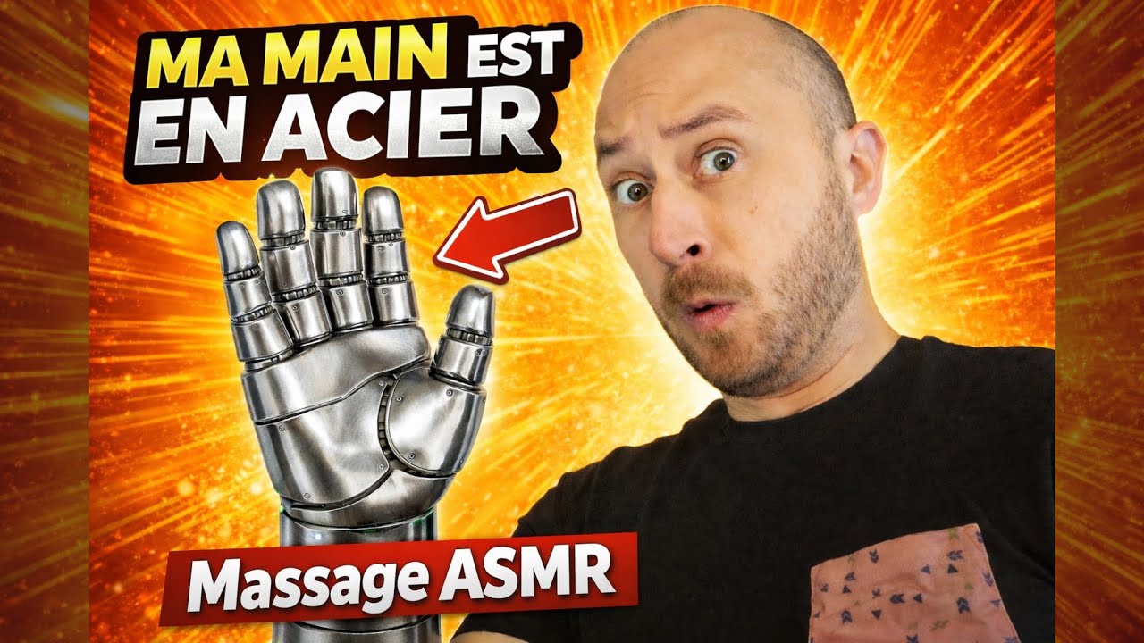 Massage ASMR avec mains d'acier