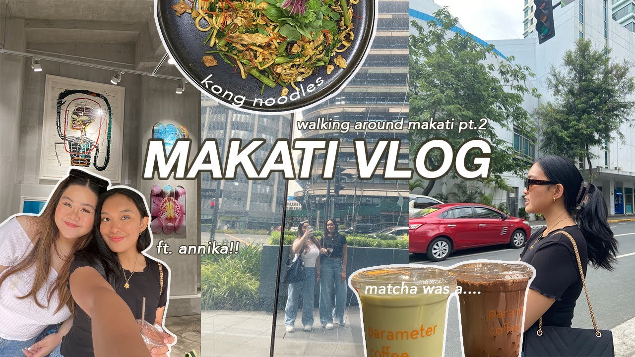 WALKING AROUND MAKATI 2 | lunch, cafe, parks, mnl vlog