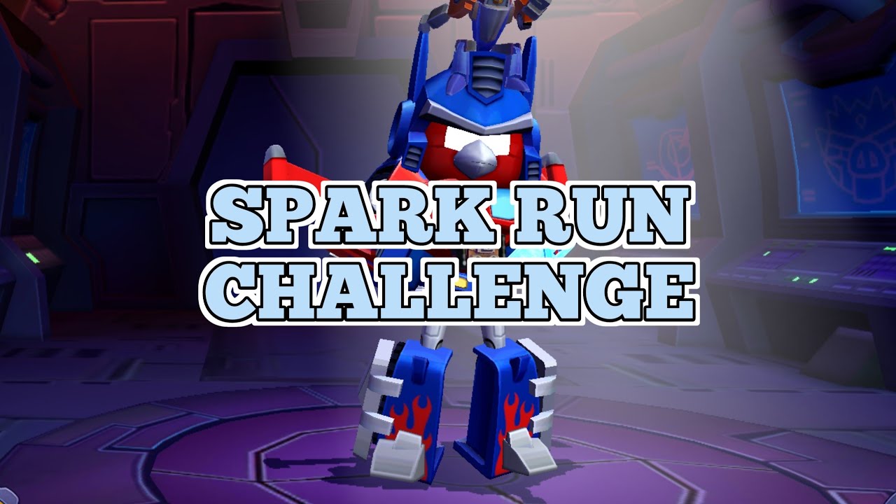 Angry Birds Transformers Spark Run Challenge - Optimus Prime