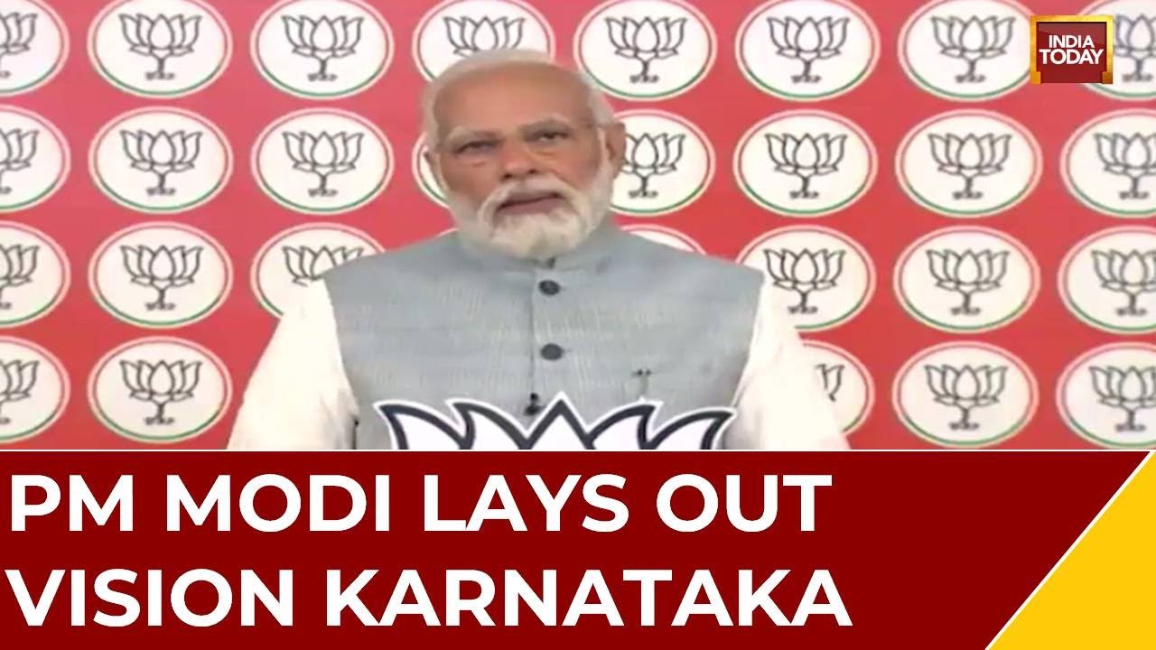Watch: Hours Before Mega Karnataka Polls, PM Modi's  Big Message To Karnataka