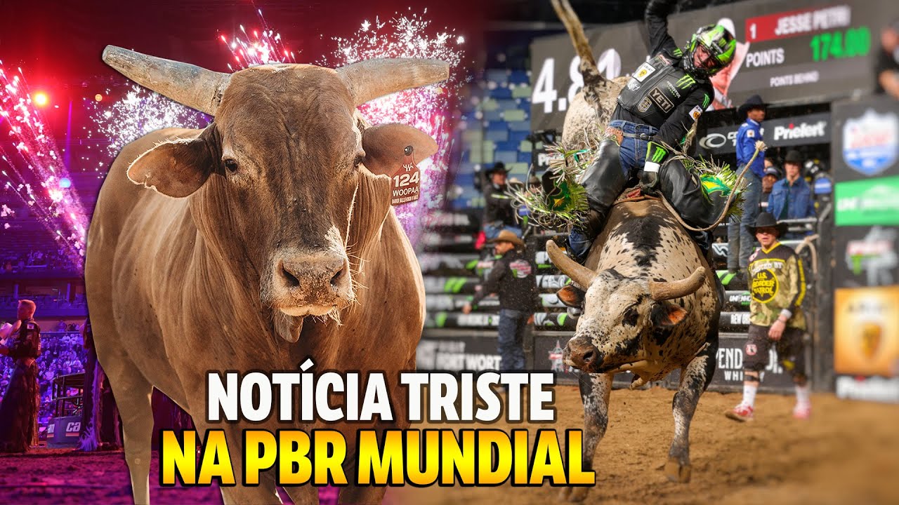 Jos&eacute; Vitor Leme LESIONADO e touro Woopaa APOSENTADO
