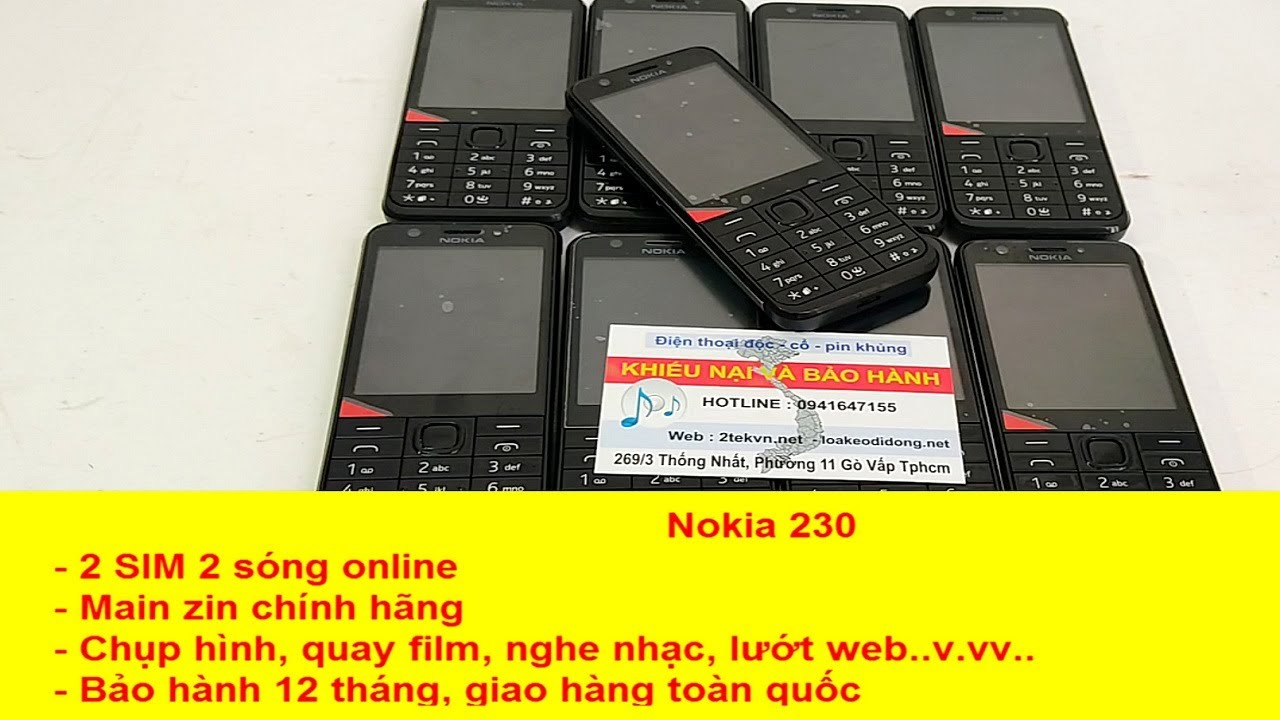 Điện thoại 2 sim giá rẻ Nokia 230 - Rẻ, đẹp, bền, pin trâu