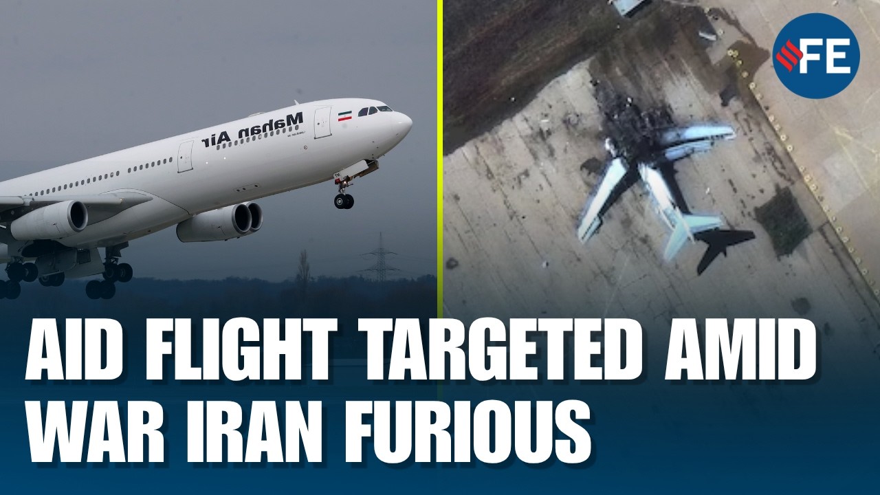 US Airstrike Hits Iran Aid Plane Bound for India? Tehran Calls It a War Crime | Iran War Updates