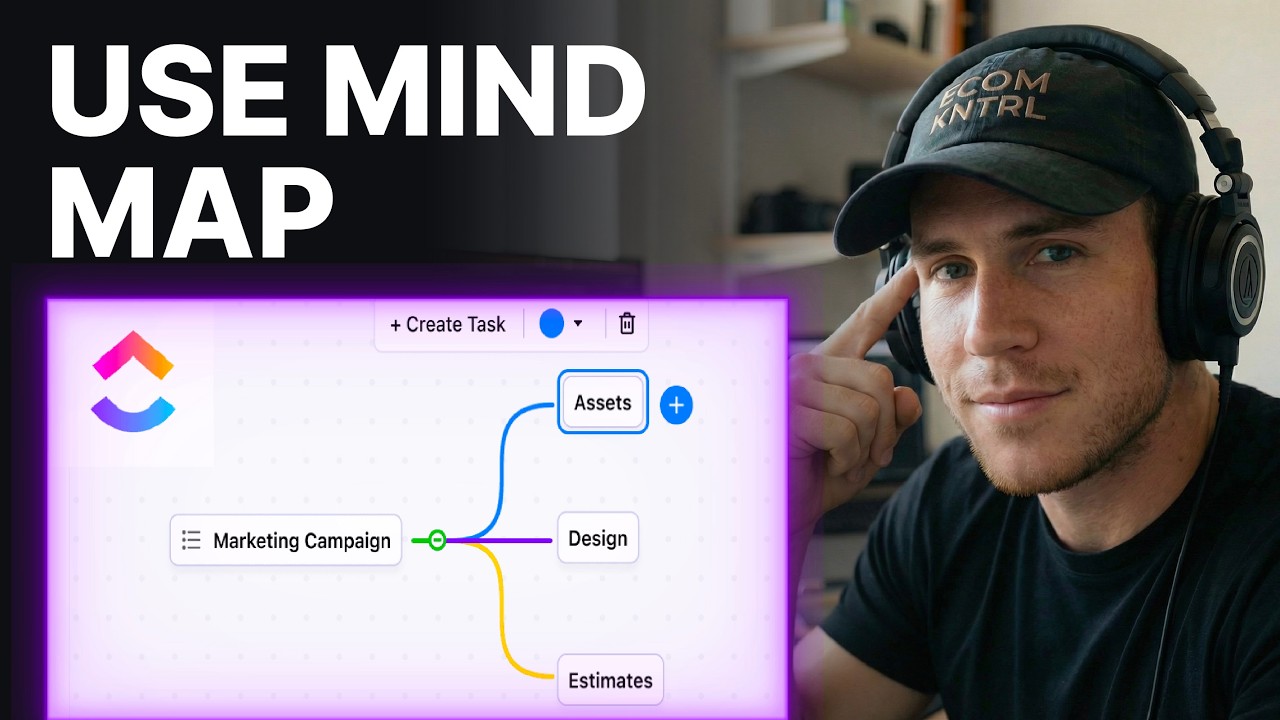 How To Use Mind Map In ClickUp (2026) | Mind Map View