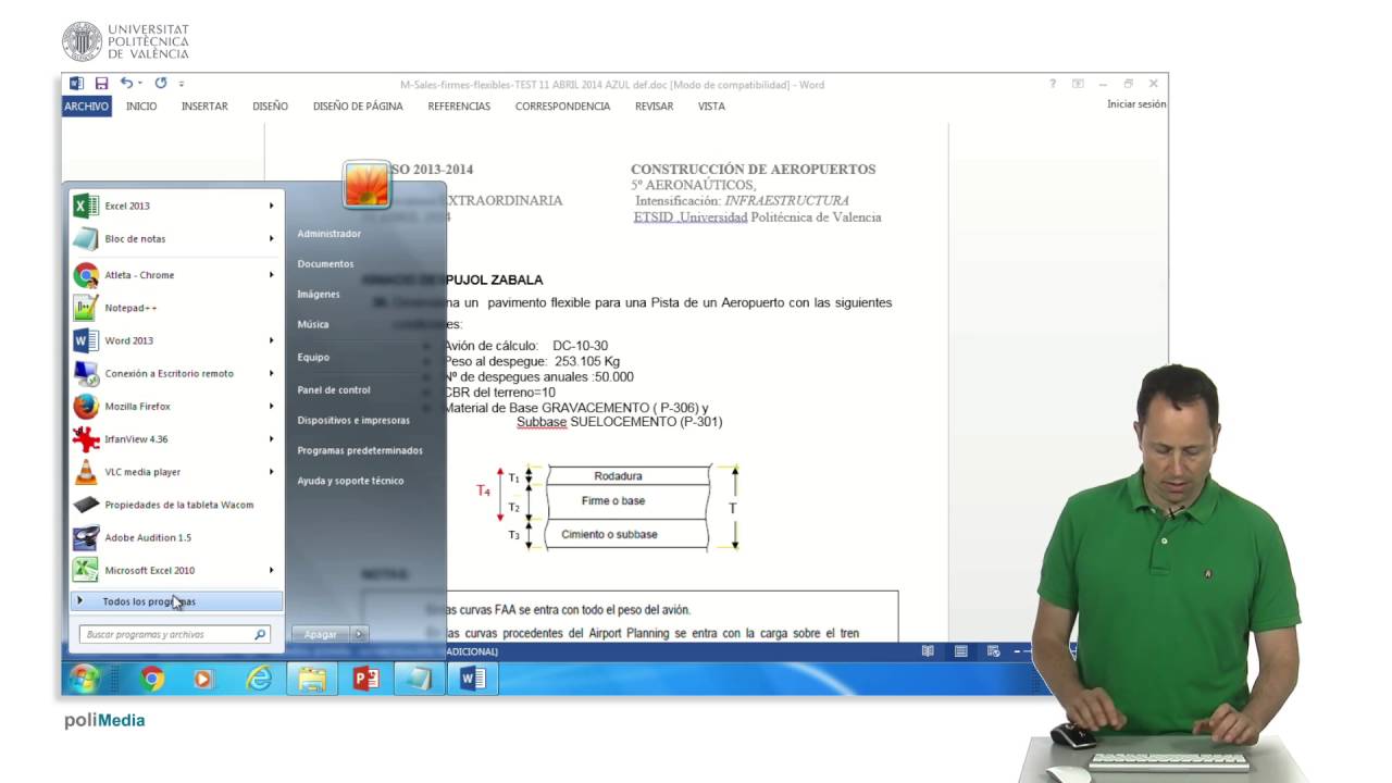 Cálculo del espesor de un firme flexible | 117/123 | UPV
