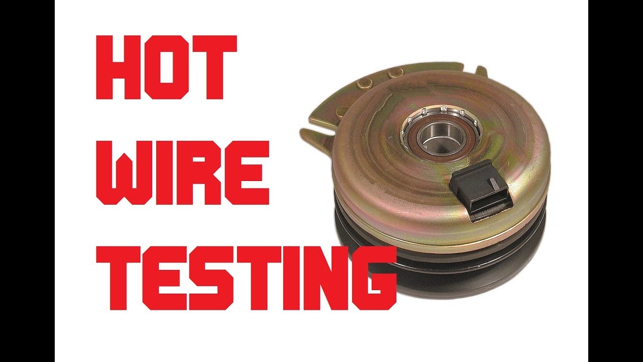 Electric PTO Clutch Hot Wire and Tester