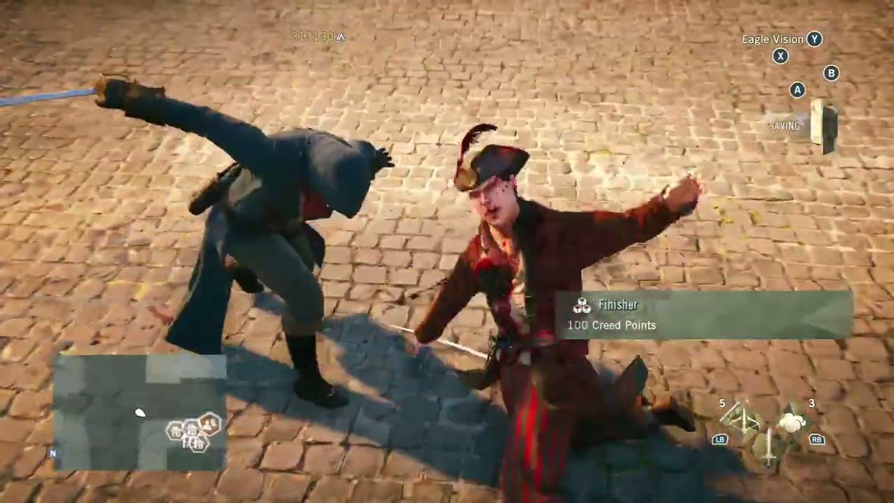 Assassin's Creed Unity Sword Combat And Parkour
