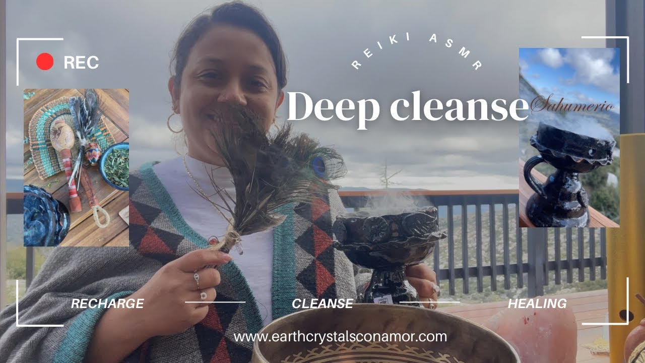 REIKI ASMR| Deep cleanse with Sahumerio| Innerchild healing| Ancestors guidance|