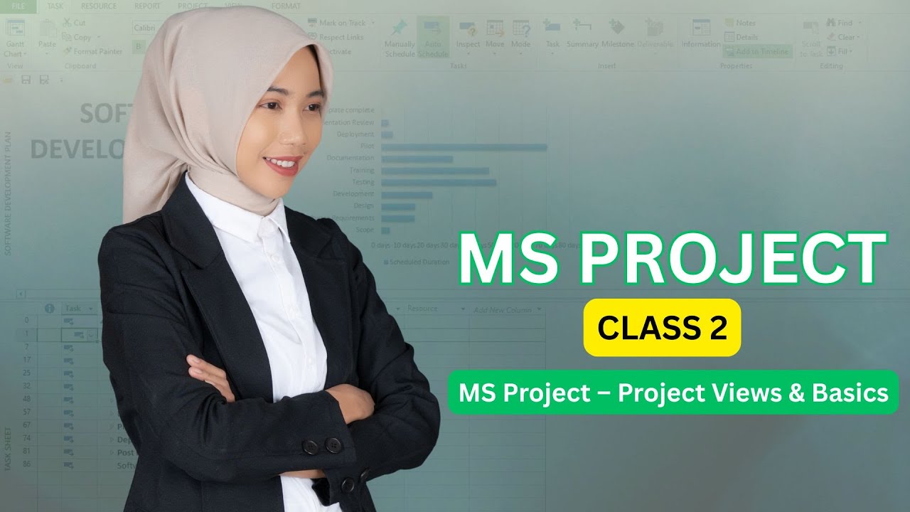 MS Project Views Explained Class 2 Gantt Chart, Task Sheet & Timeline