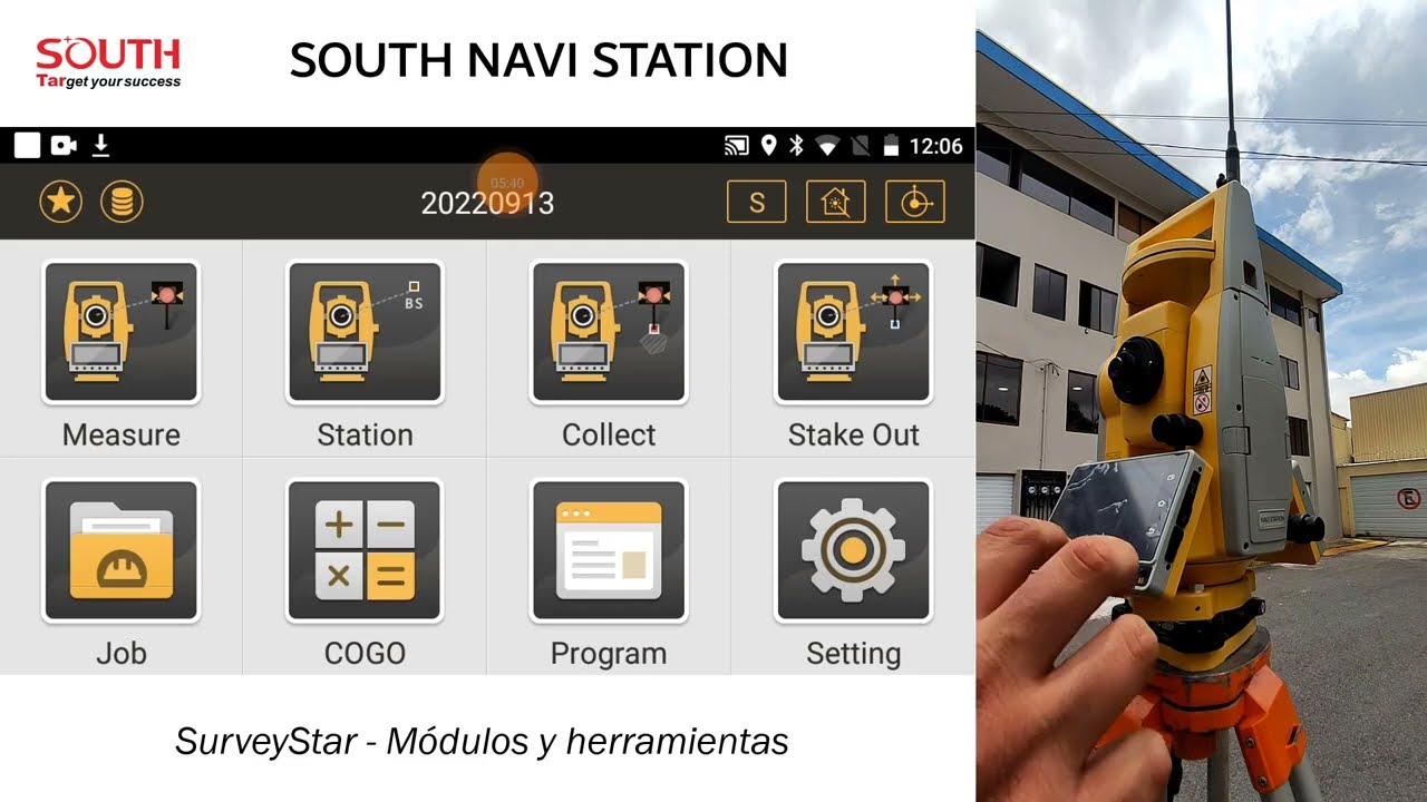 2.- SOUTH Navi Station - Descripción de la aplicación SurveyStar