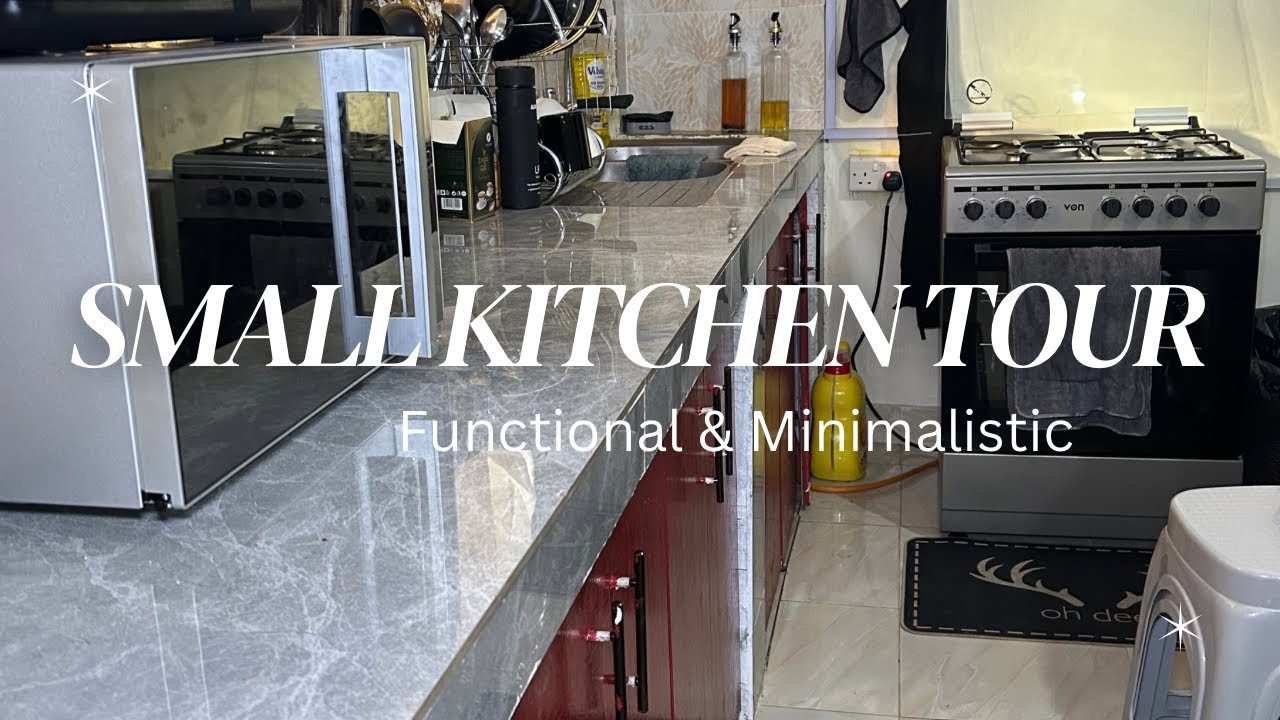 KITCHEN TOUR 2025|Small kitchen organization ideas |Open kitchen plan tour|Modern one bedroom house