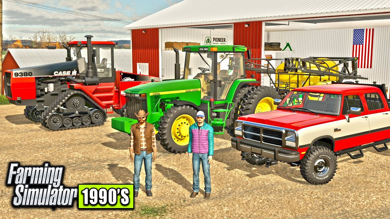 THE START OF A 1990'S AMERICAN FARM! (ROLEPLAY) | FARMING SIMULATOR 22