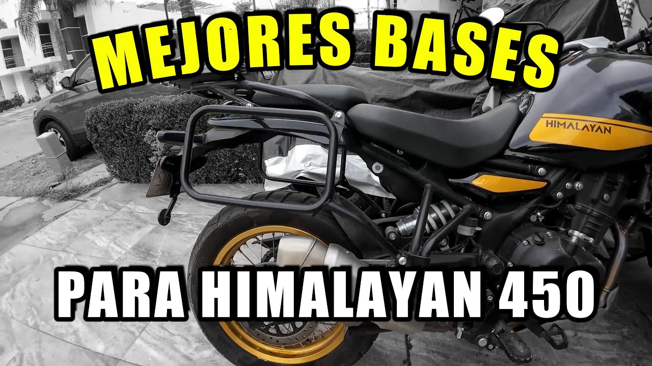 MEJORES BASES DE MALETAS LATERALES PARA LA HIMALAYAN 450!!