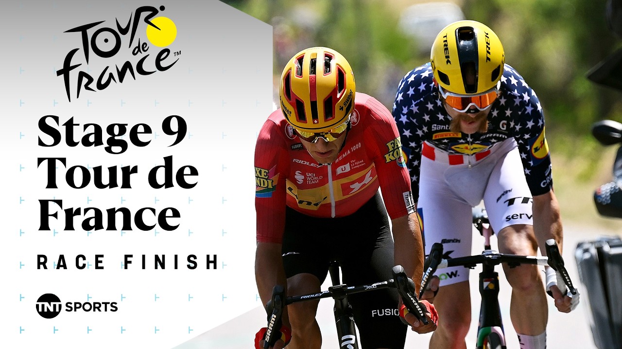 ABSOLUTELY EXCEPTIONAL 👏 | Men's Tour de France Stage 9 Final KM's | TNT Sports Cycling