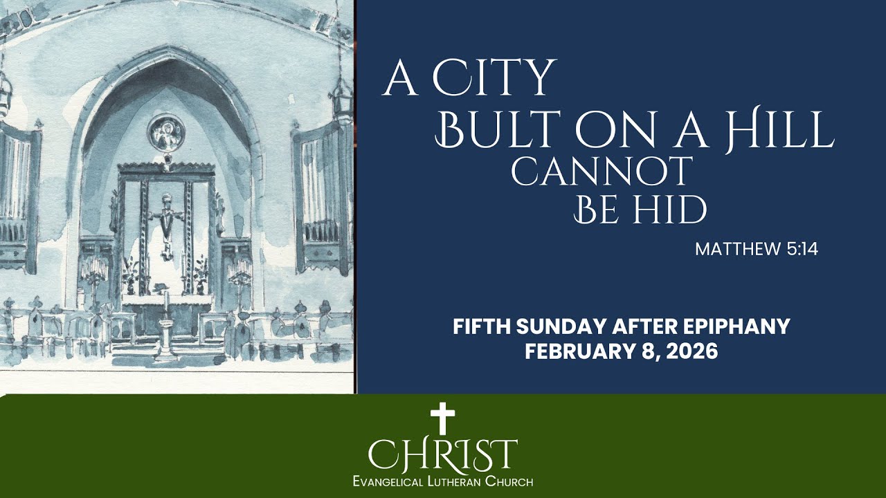 Fifth Sunday after Epiphany - February 8, 2026