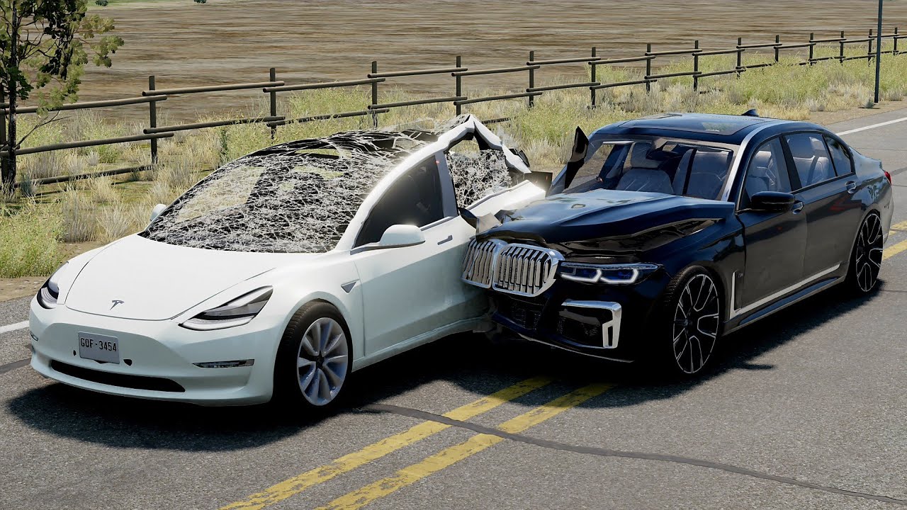 Realistic Car Crashes #95 - BeamNG Drive