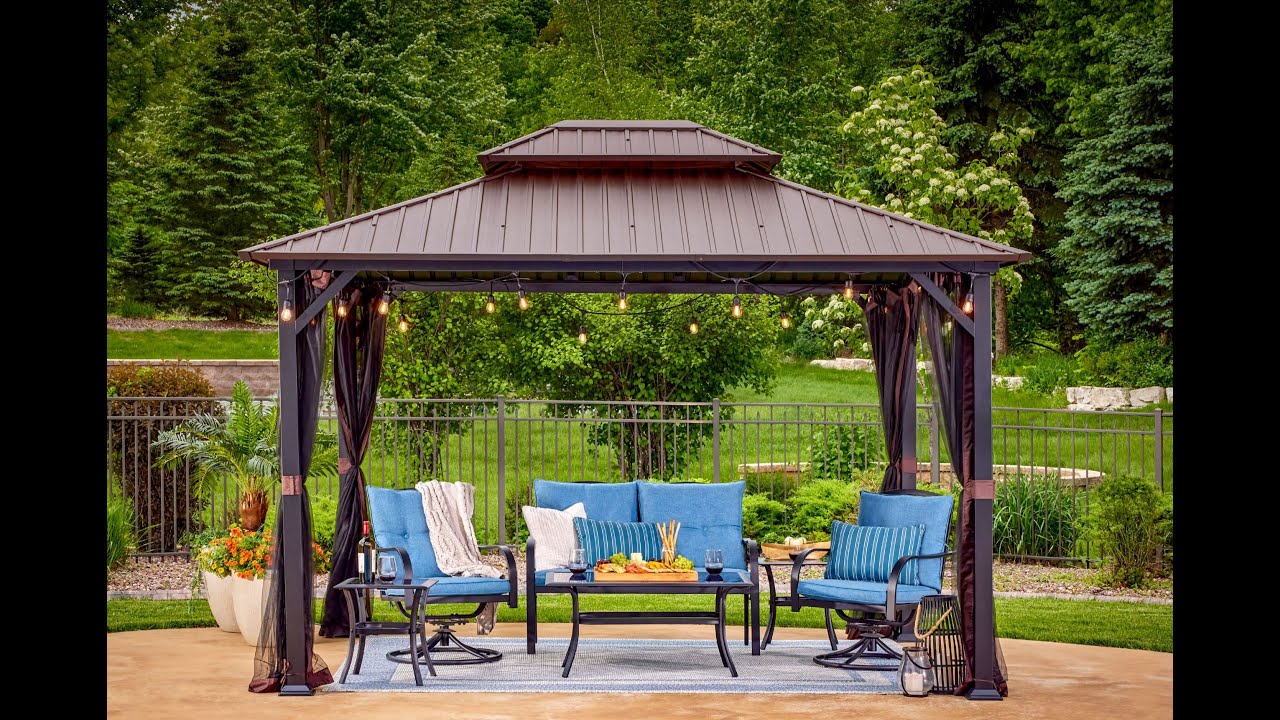 How to Install Your Shade N' Shelters Duncan 10' x 12' Hard Top Gazebo