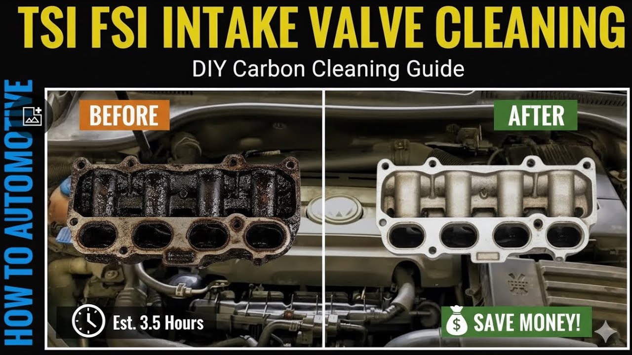 How to Clean the Intake Valves on a Volkswagen/Audi TSI FSI 2.0T Direct Injection Engine