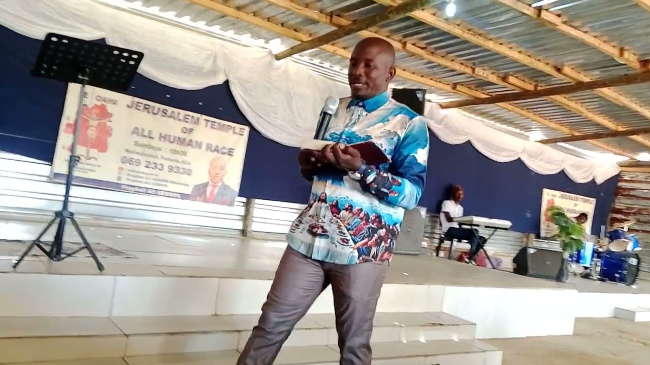 JESUS- THE SCAPEGOAT SERMON!! HOLLY COMMUNION SERVICE!! PROPHET AS TSALACH 