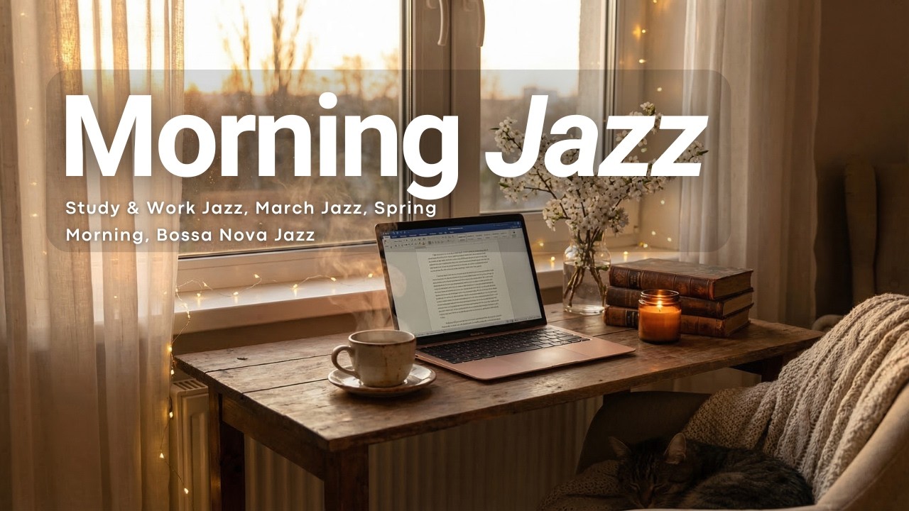 Soft March Spring Morning ☀️ Relaxing Bossa Nova for Study & Work