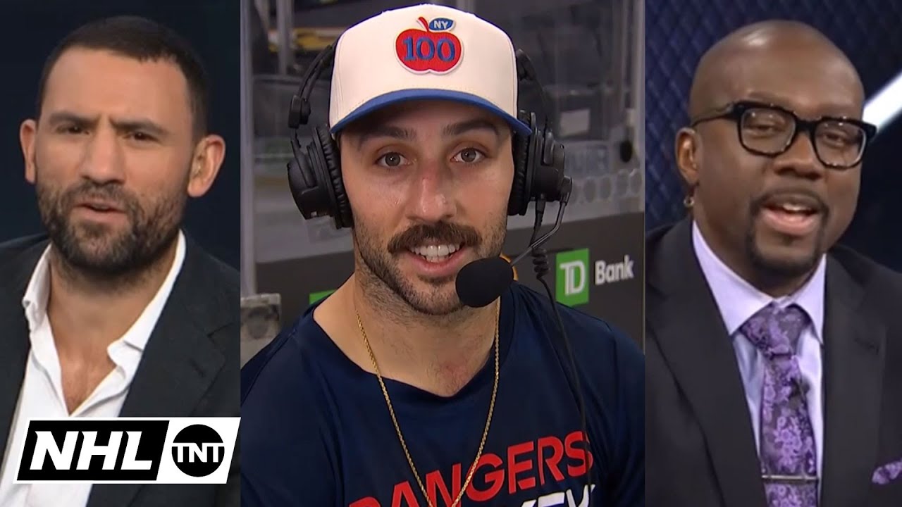 Trocheck Says He's Considered Going Bald Like Panarin 😂 | NHL on TNT