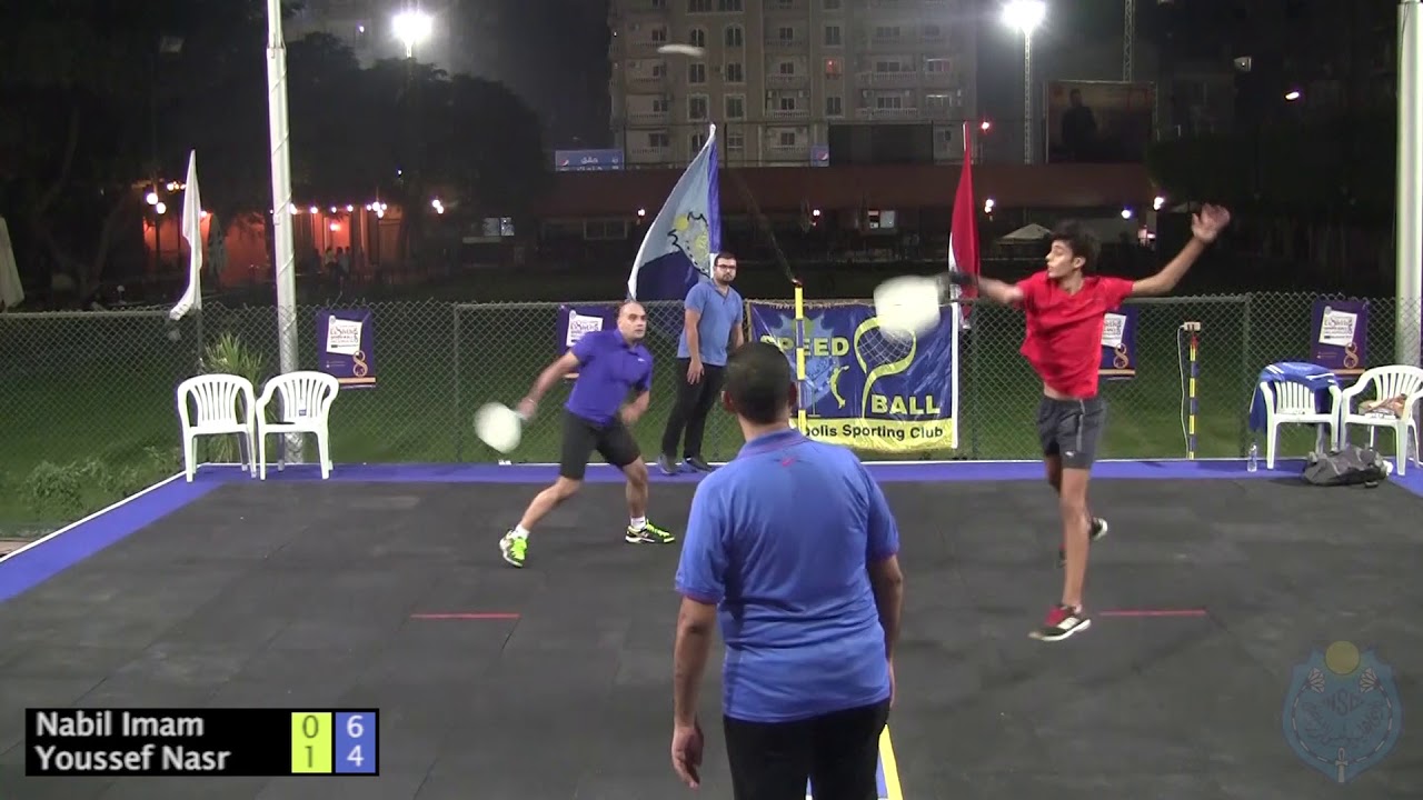 Nabil Imam VS Youssef Nasr - Speedball Heliopolis Open 2017 - Men's Quarter Final